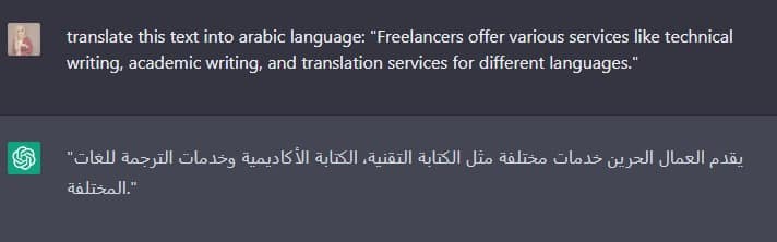 chatgpt for freelancers translators